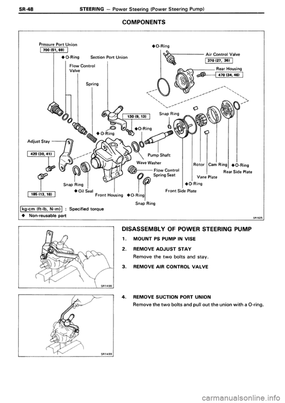 TOYOTA SUPRA 1990 3.G Workshop Manual 
