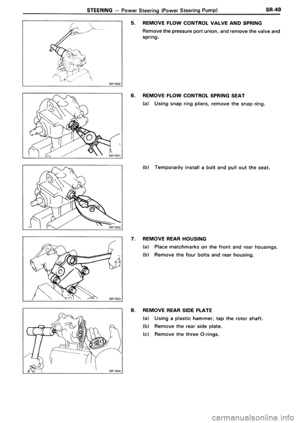 TOYOTA SUPRA 1990 3.G Workshop Manual 