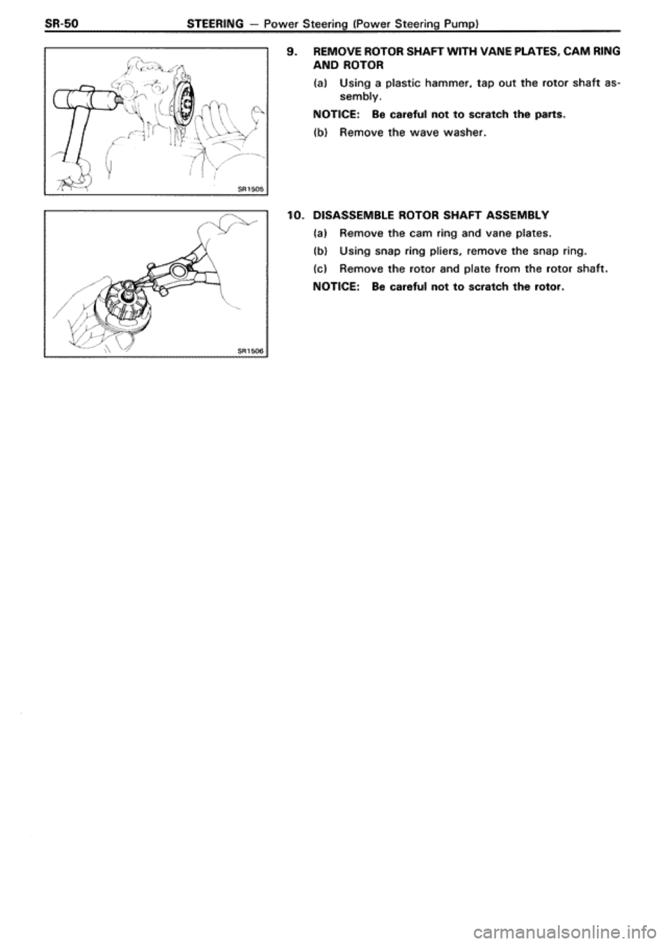 TOYOTA SUPRA 1990 3.G Workshop Manual 