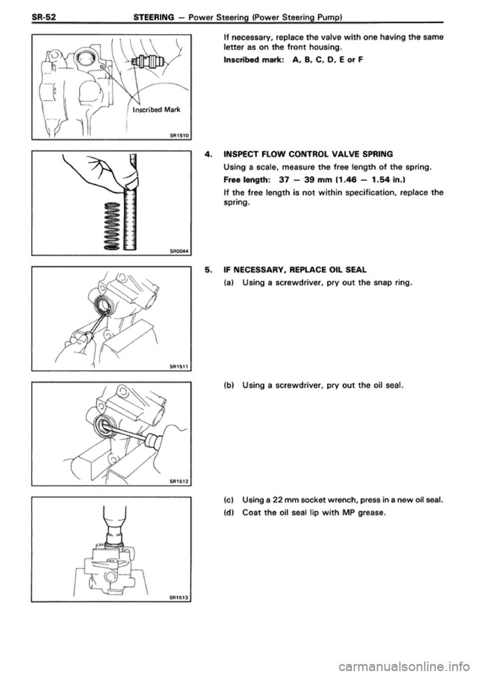 TOYOTA SUPRA 1990 3.G Workshop Manual 