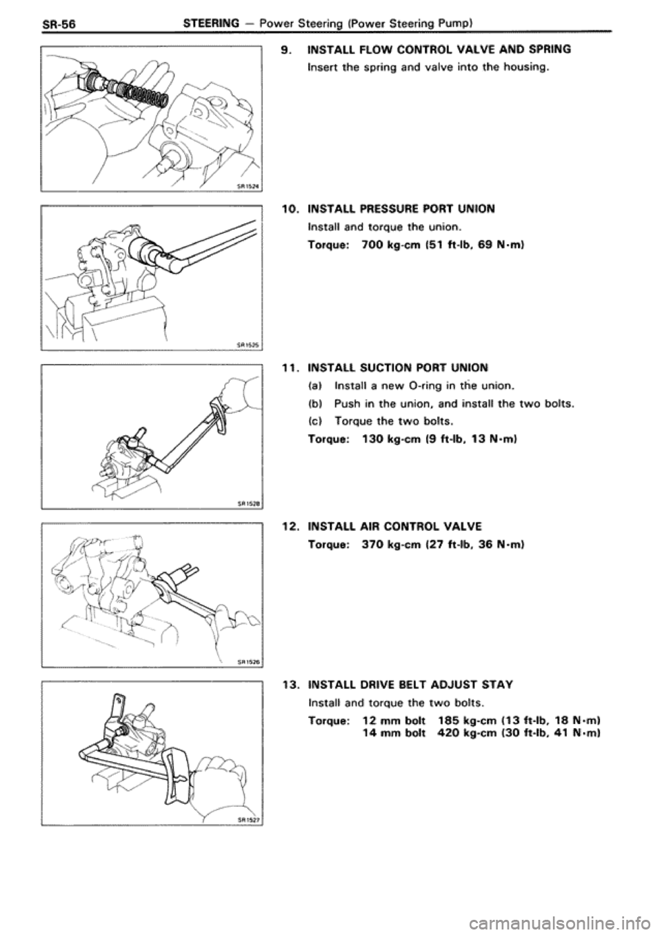 TOYOTA SUPRA 1990 3.G Workshop Manual 