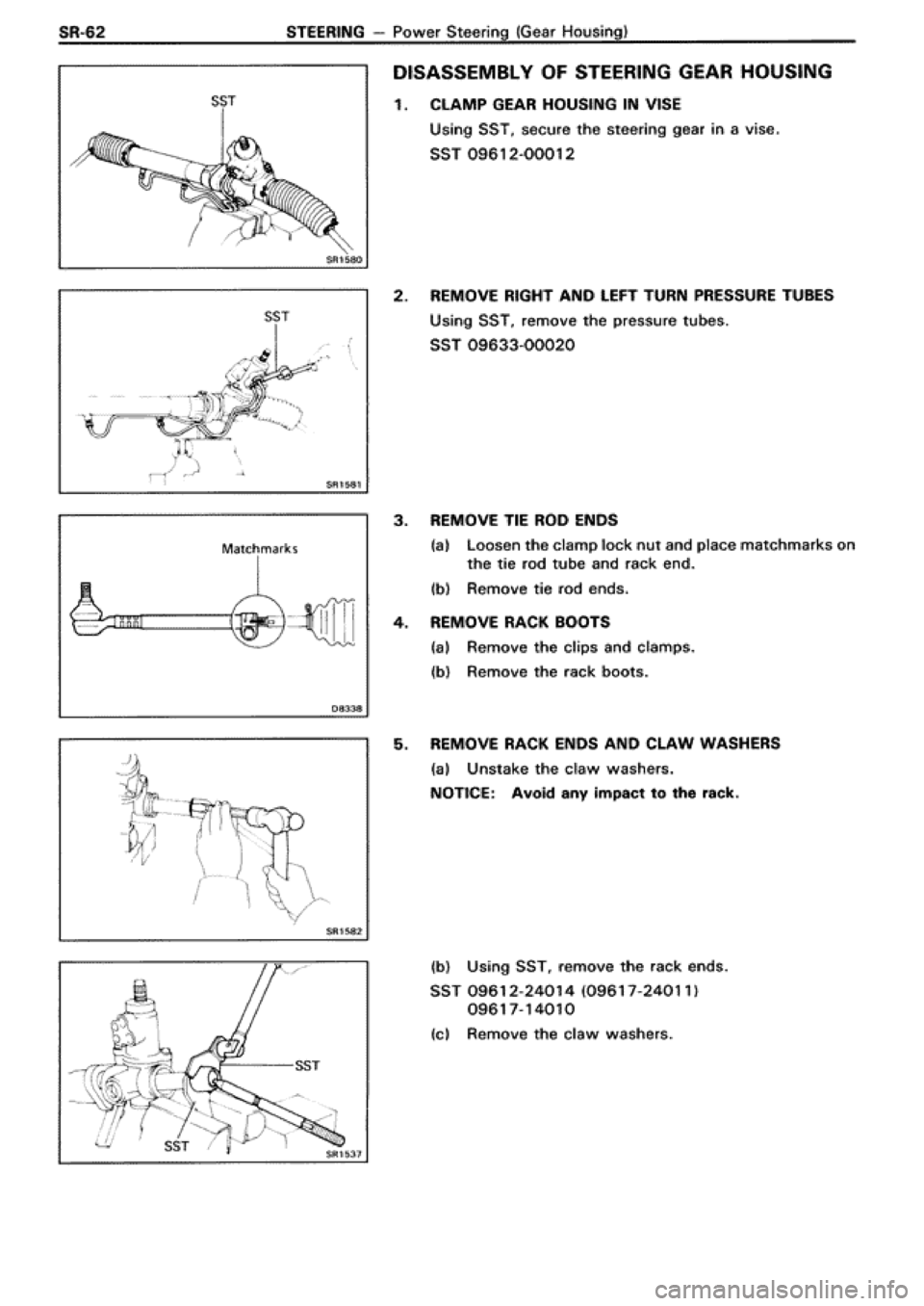 TOYOTA SUPRA 1990 3.G Workshop Manual 