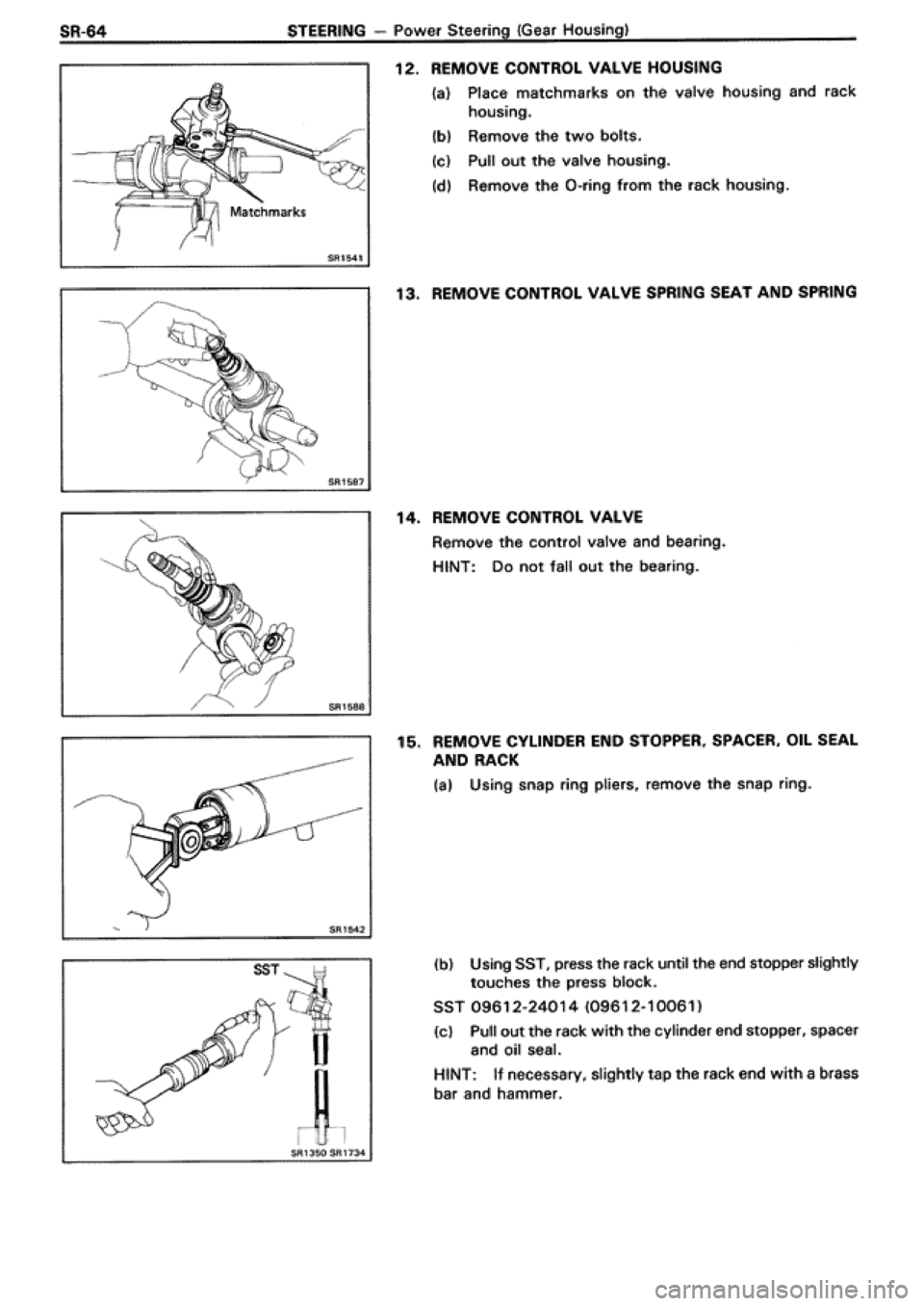 TOYOTA SUPRA 1990 3.G Workshop Manual 