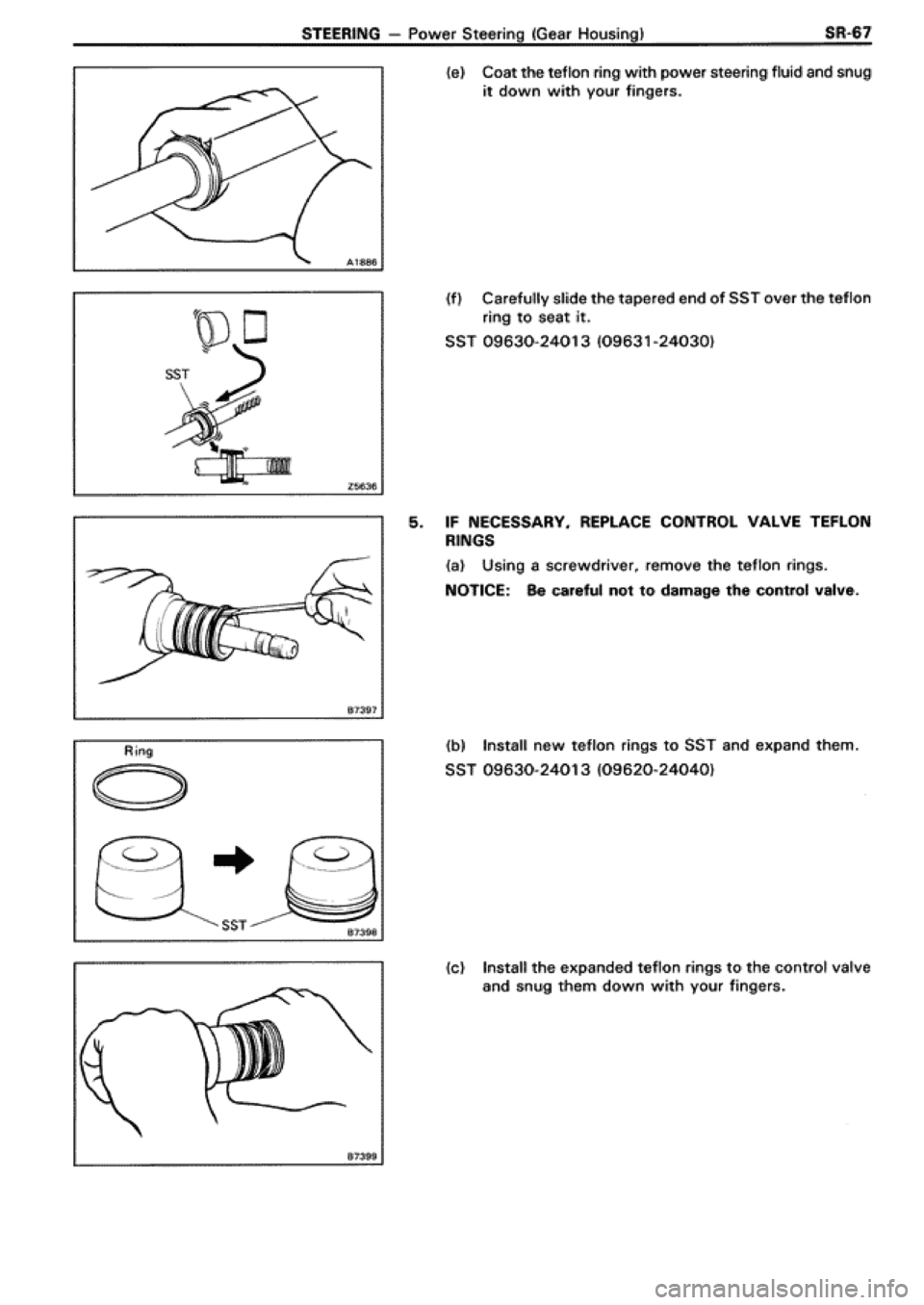 TOYOTA SUPRA 1990 3.G Workshop Manual 