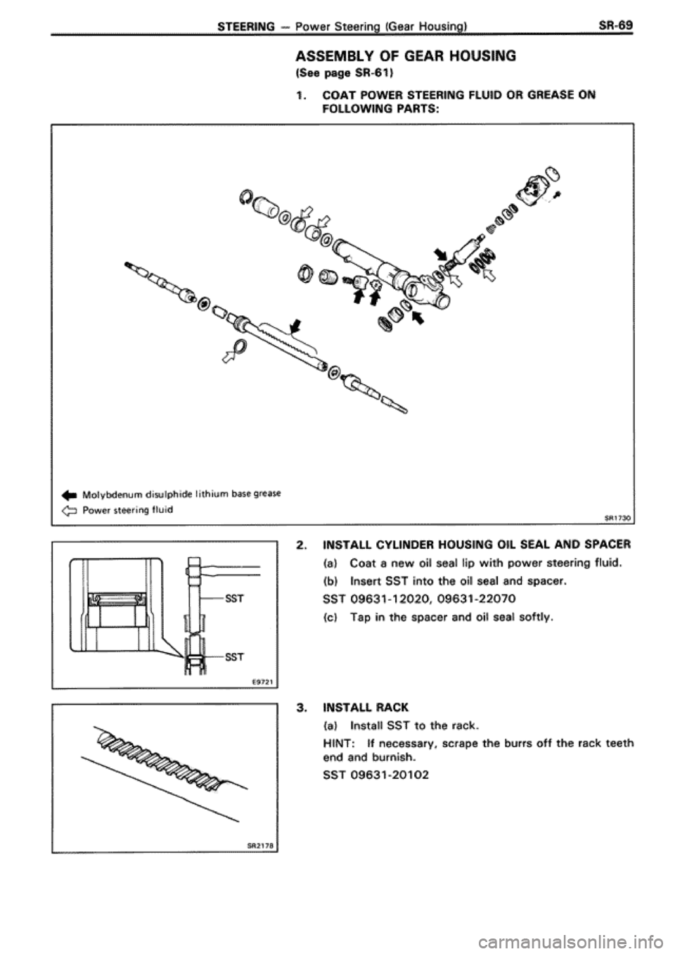 TOYOTA SUPRA 1990 3.G Workshop Manual 