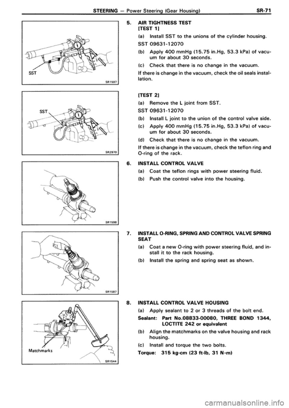 TOYOTA SUPRA 1990 3.G Workshop Manual 