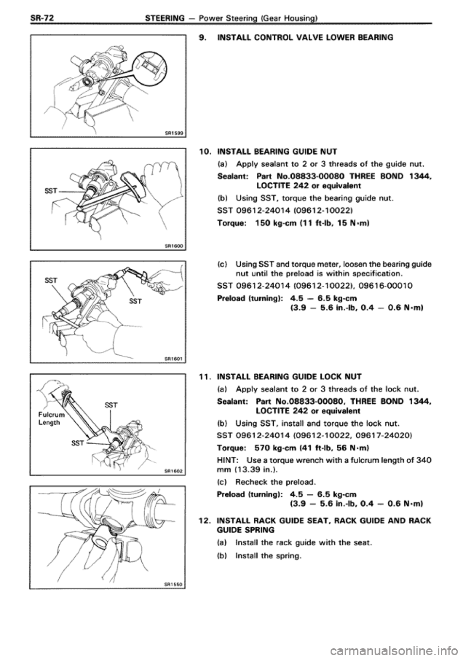 TOYOTA SUPRA 1990 3.G Workshop Manual 