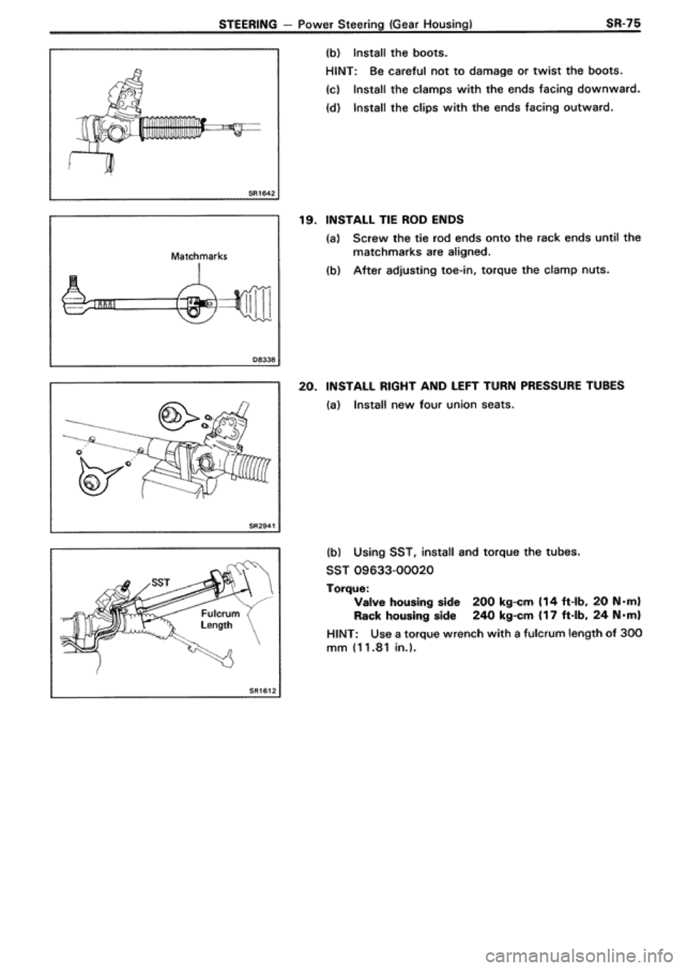 TOYOTA SUPRA 1990 3.G Workshop Manual 