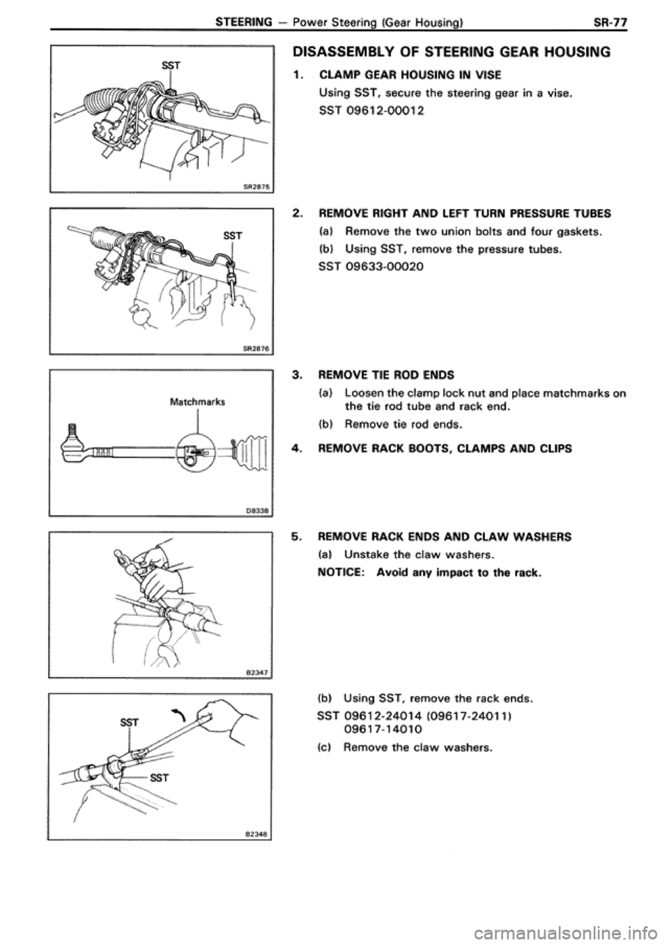 TOYOTA SUPRA 1990 3.G Workshop Manual 