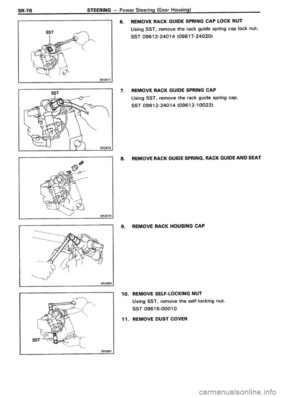 TOYOTA SUPRA 1990 3.G Workshop Manual 
