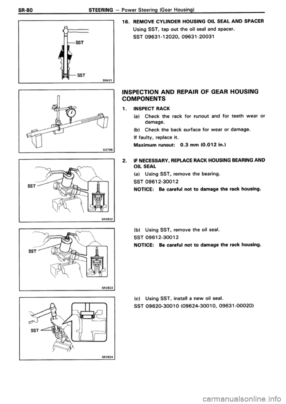 TOYOTA SUPRA 1990 3.G Workshop Manual 