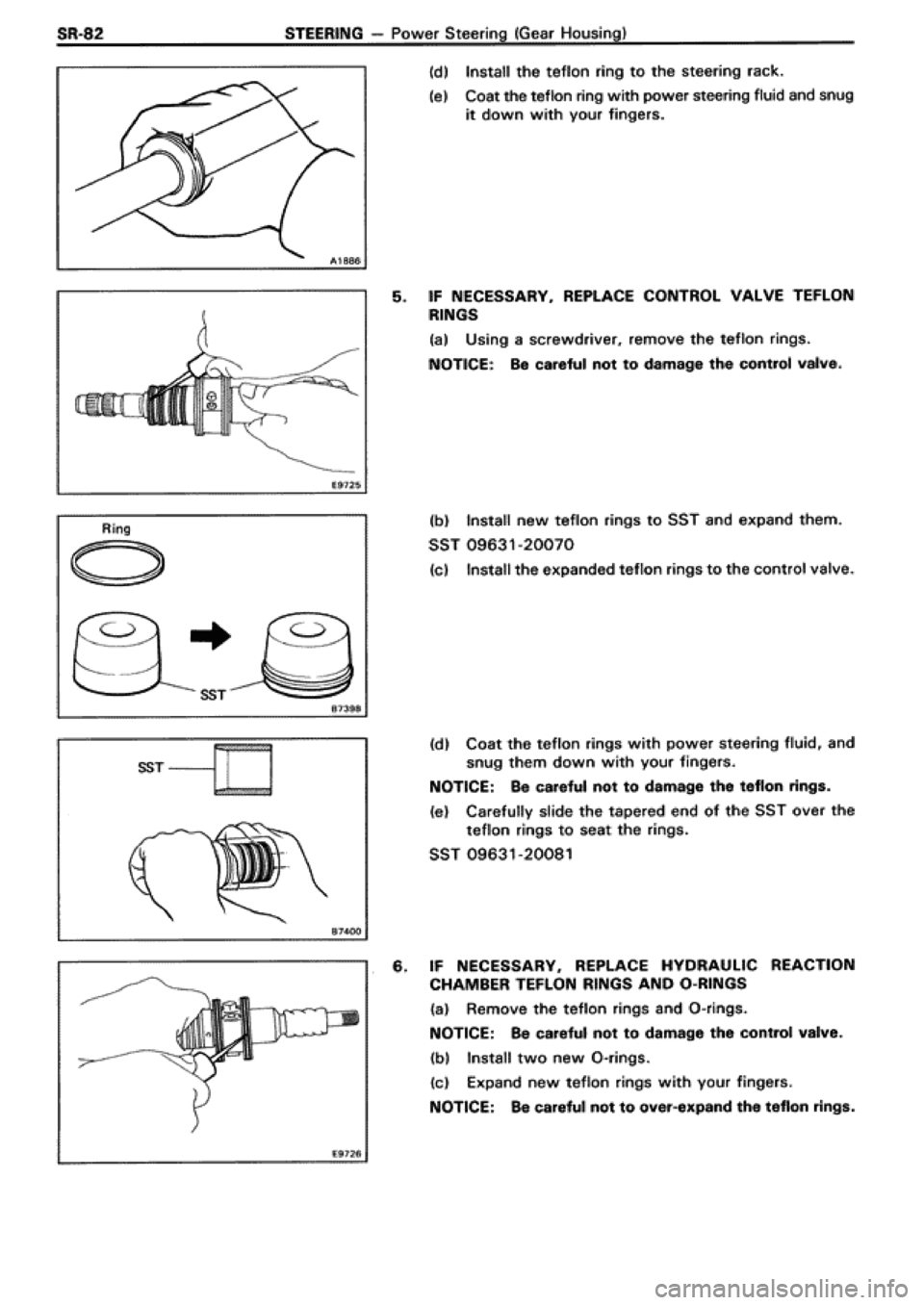 TOYOTA SUPRA 1990 3.G Workshop Manual 