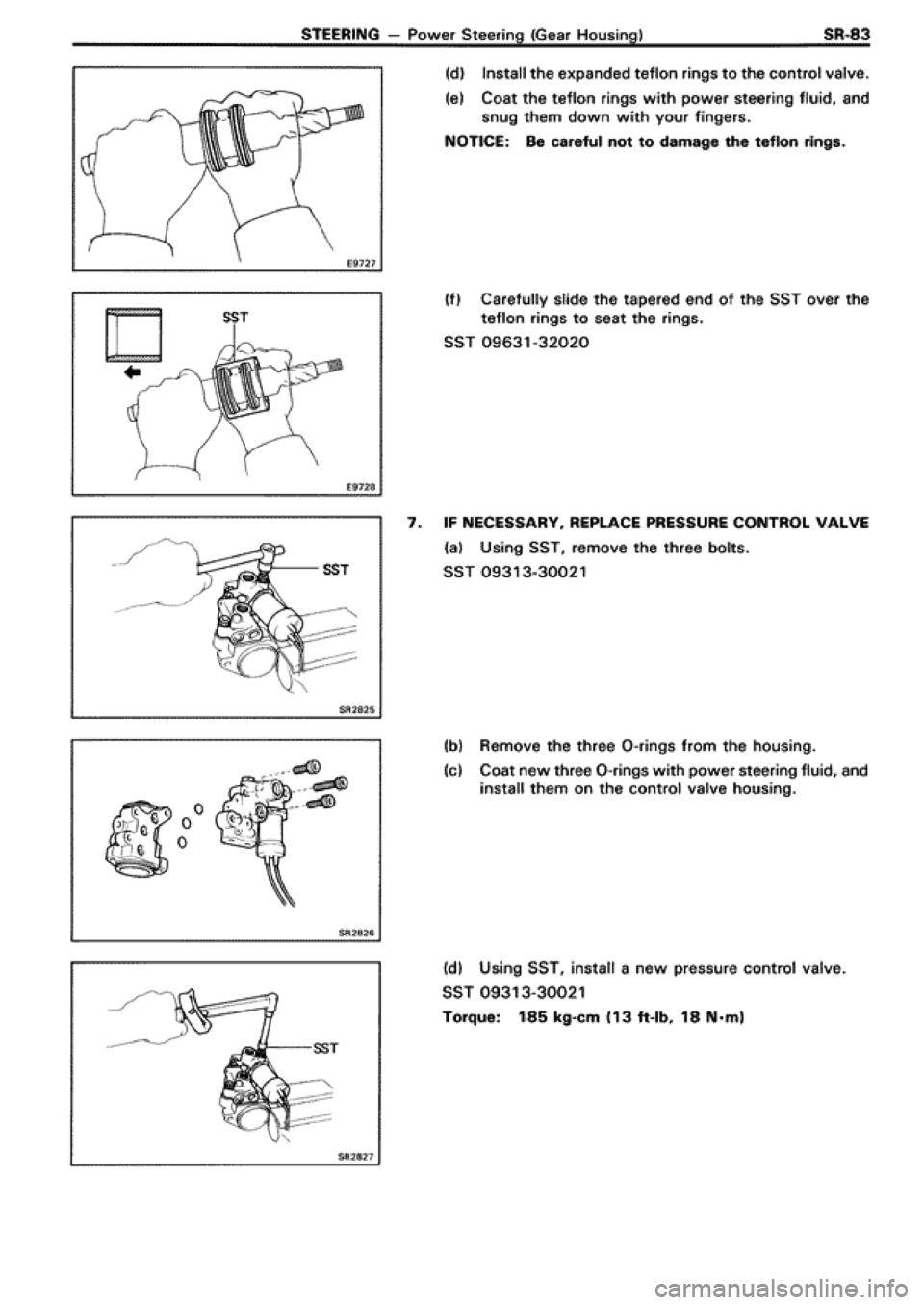 TOYOTA SUPRA 1990 3.G Workshop Manual 