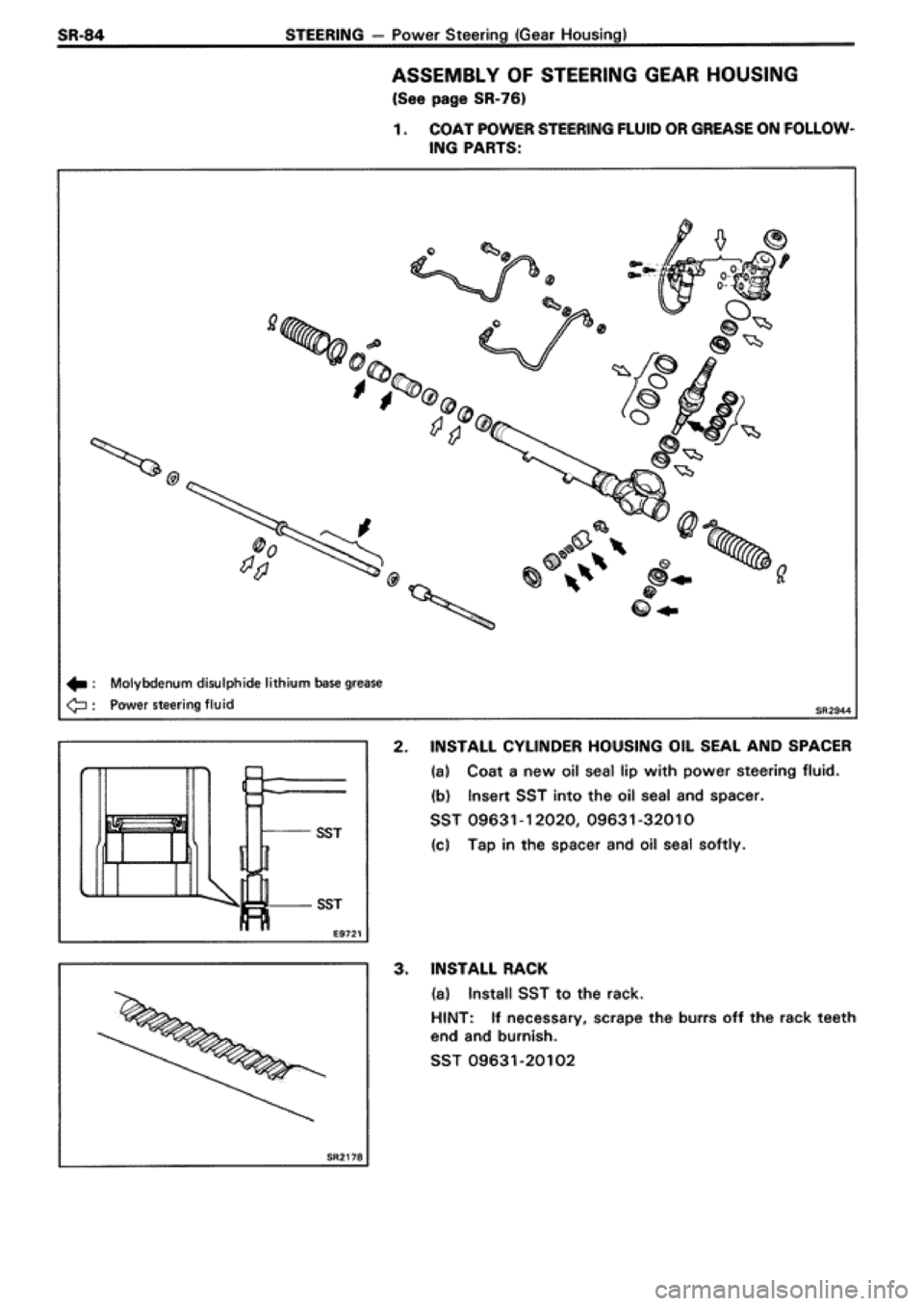 TOYOTA SUPRA 1990 3.G Workshop Manual 