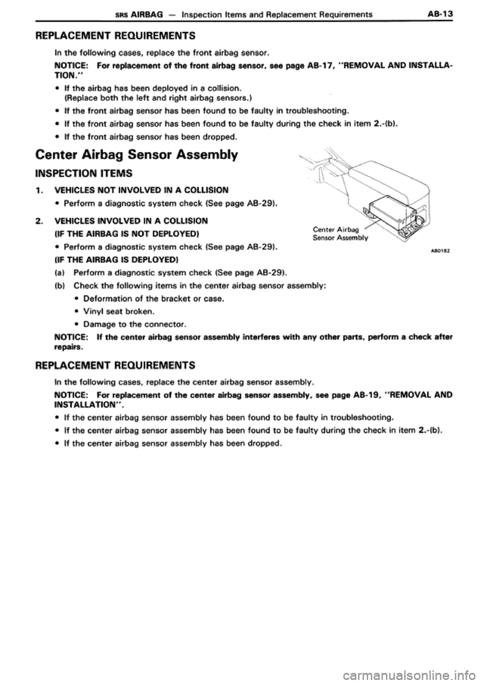 TOYOTA SUPRA 1990 3.G Workshop Manual 