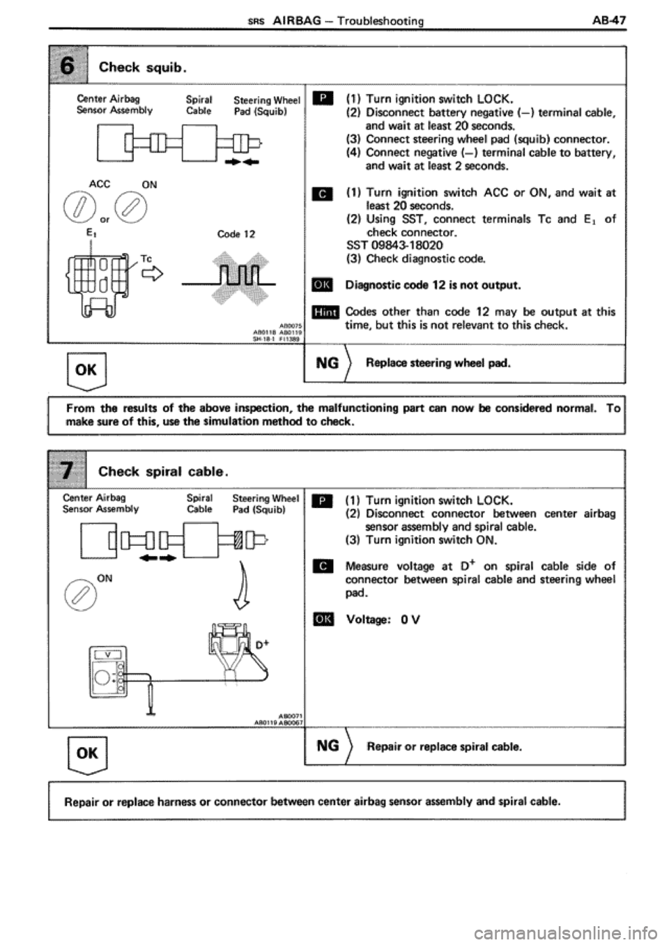 TOYOTA SUPRA 1990 3.G Workshop Manual 
