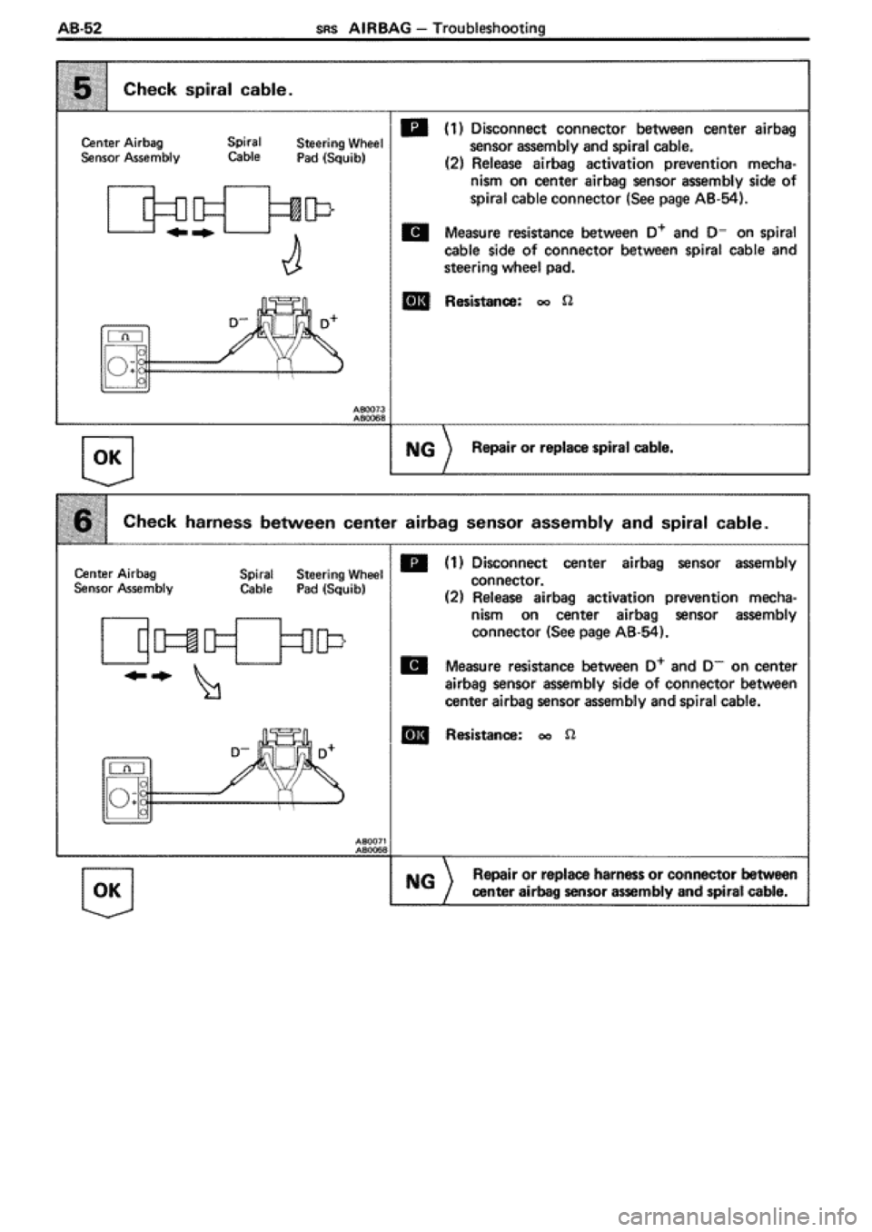 TOYOTA SUPRA 1990 3.G Workshop Manual 