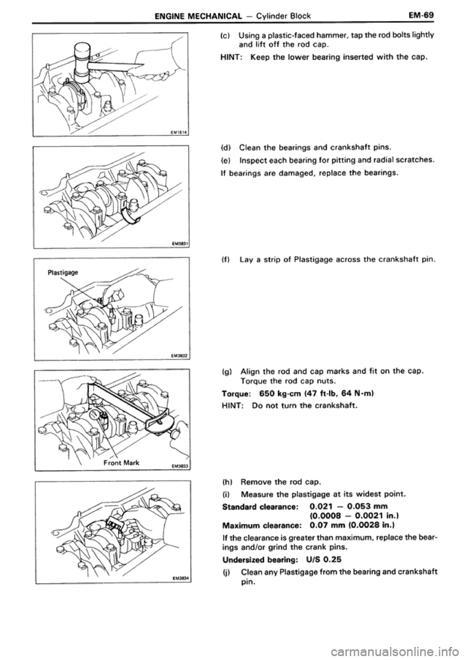 TOYOTA SUPRA 1990 3.G Workshop Manual 