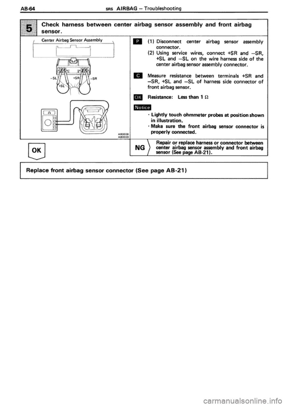 TOYOTA SUPRA 1990 3.G Workshop Manual 