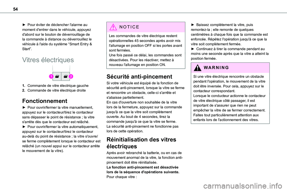 TOYOTA PROACE VERSO EV 2024 Manuel du propriétaire (in French) 54
► Pour éviter de déclencher l'alarme au moment d'entrer dans le véhicule, appuyez d'abord sur le bouton de déverrouillage de la commande à distance ou déverrouillez le véhicule TOYOTA PROACE VERSO EV 2024 Manuel du propriétaire (in French) 54
► Pour éviter de déclencher l'alarme au moment d'entrer dans le véhicule, appuyez d'abord sur le bouton de déverrouillage de la commande à distance ou déverrouillez le véhicule