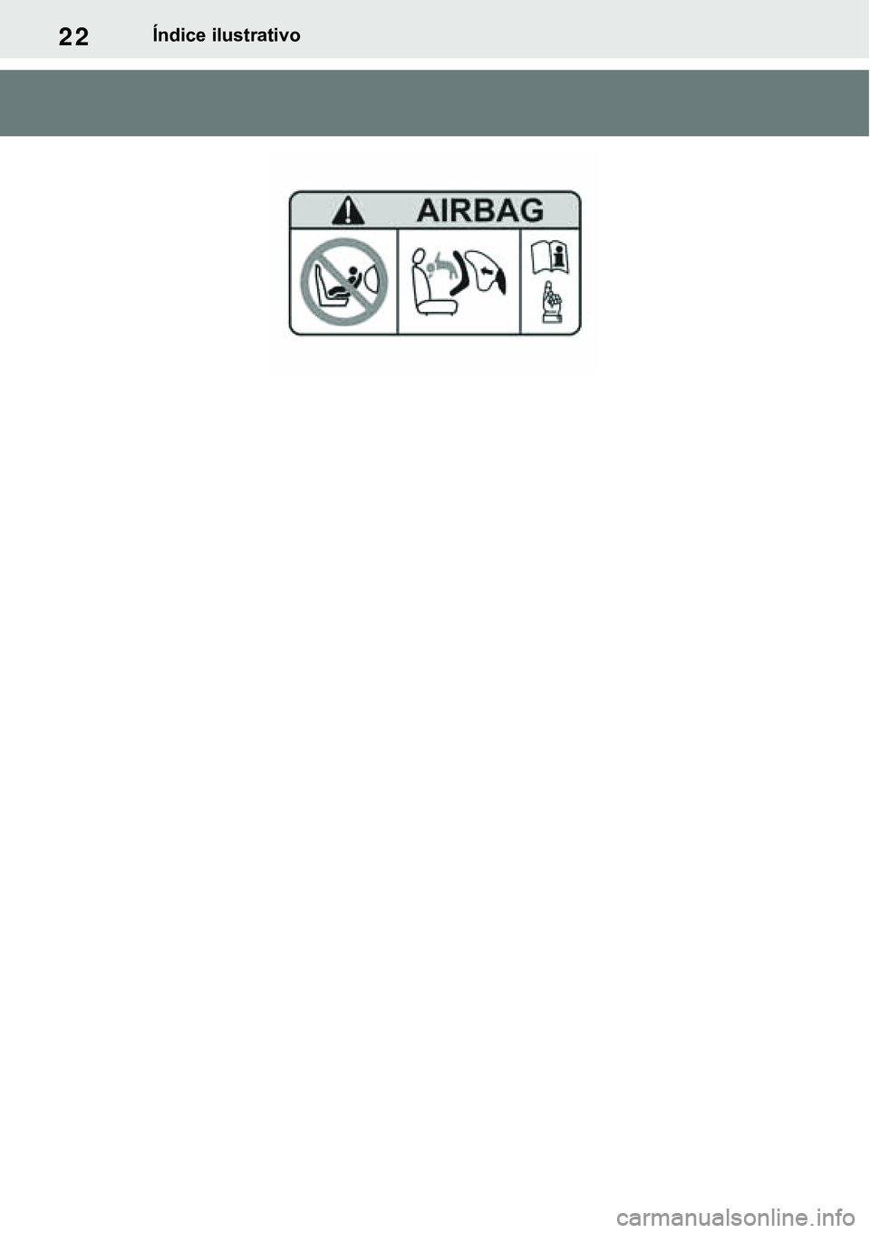 TOYOTA RAV4 2022  Manual de utilização (in Portuguese) 22Índice ilustrativo 