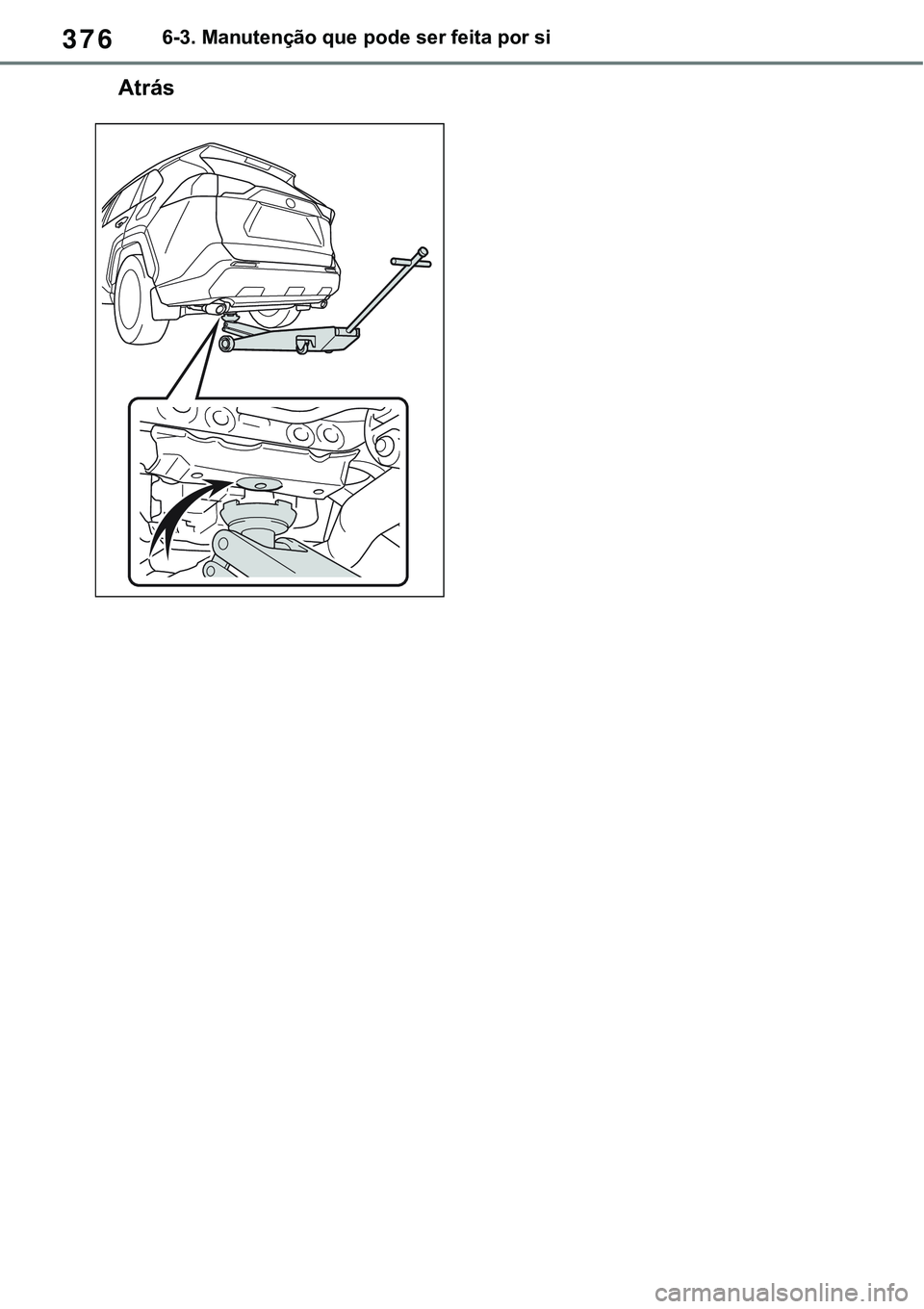 TOYOTA RAV4 2022  Manual de utilização (in Portuguese) 3766-3. Manutenção que pode ser feita por si
Atrás 