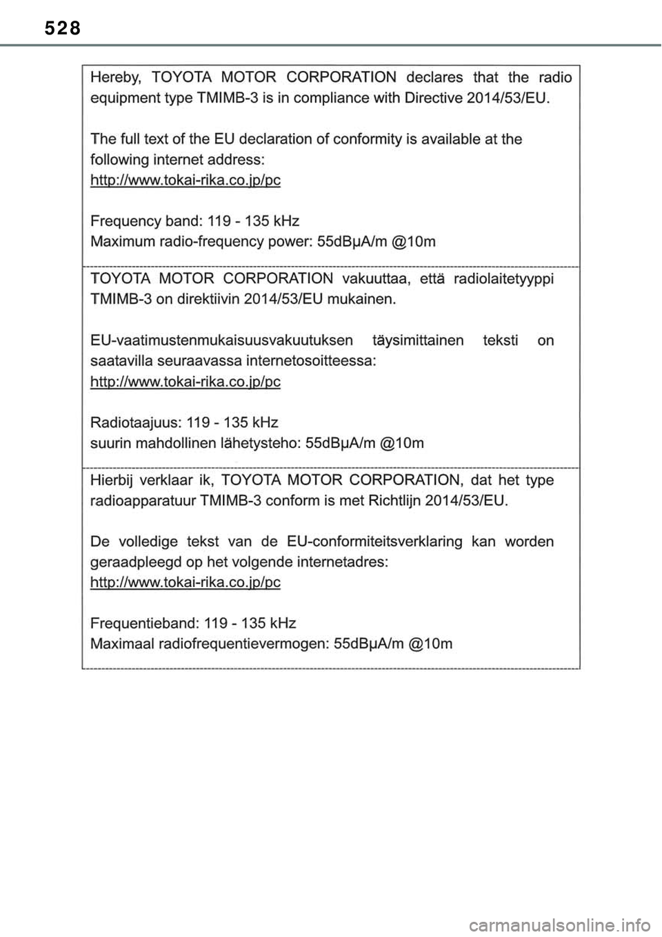 TOYOTA RAV4 2022  Manual de utilização (in Portuguese) 528 