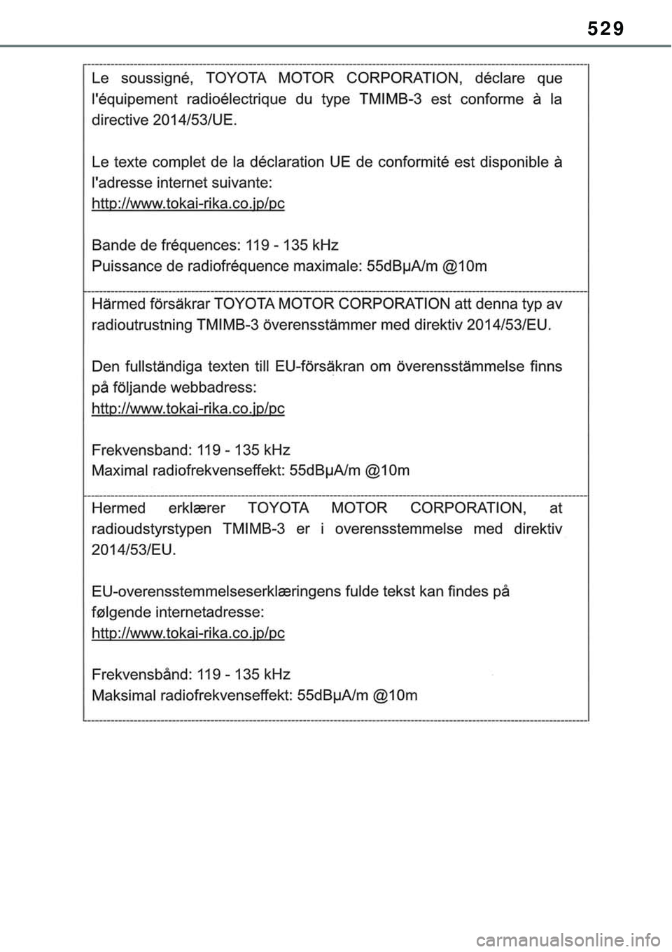 TOYOTA RAV4 2022  Manual de utilização (in Portuguese) 529 