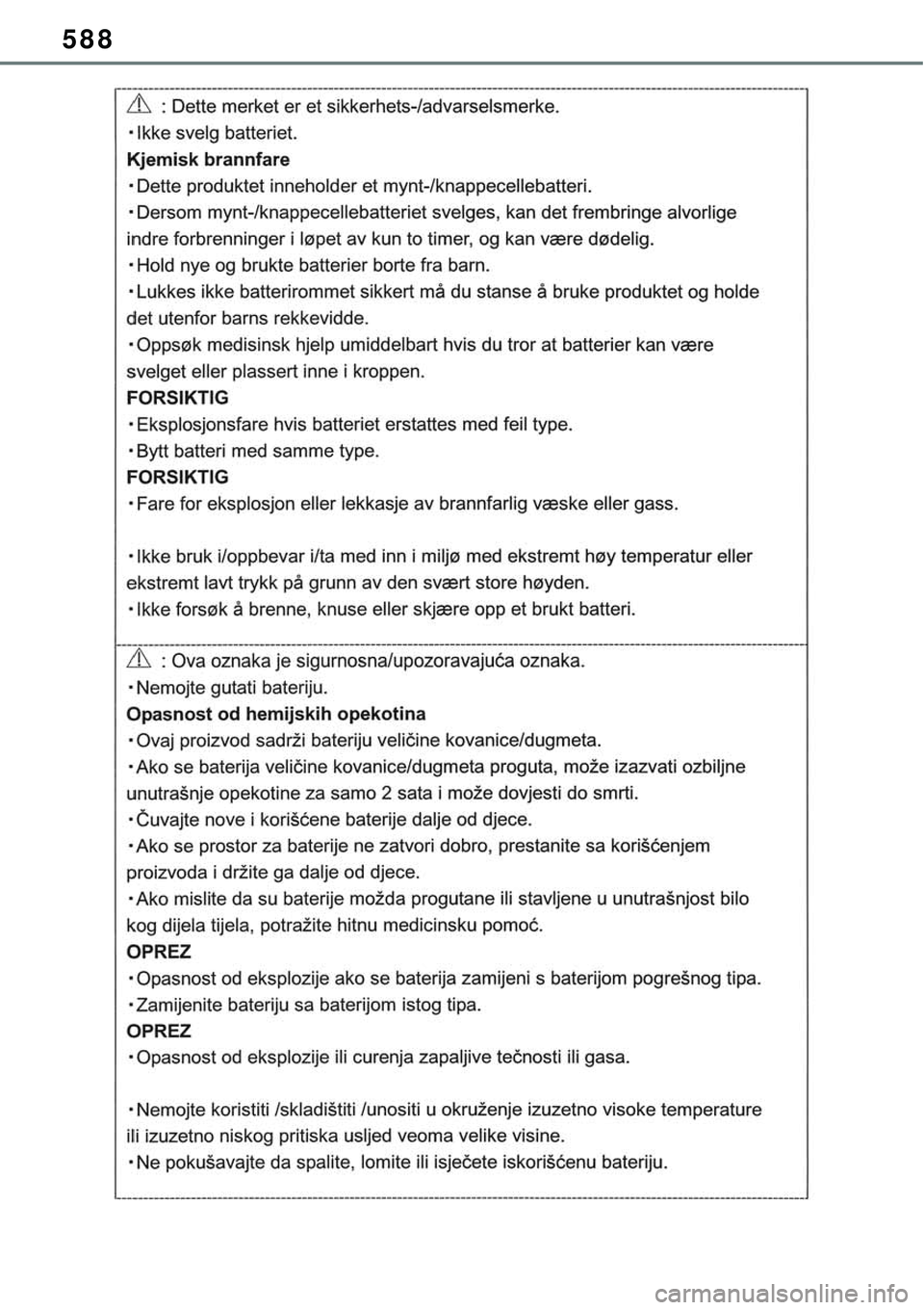 TOYOTA RAV4 2022  Manual de utilização (in Portuguese) 588 