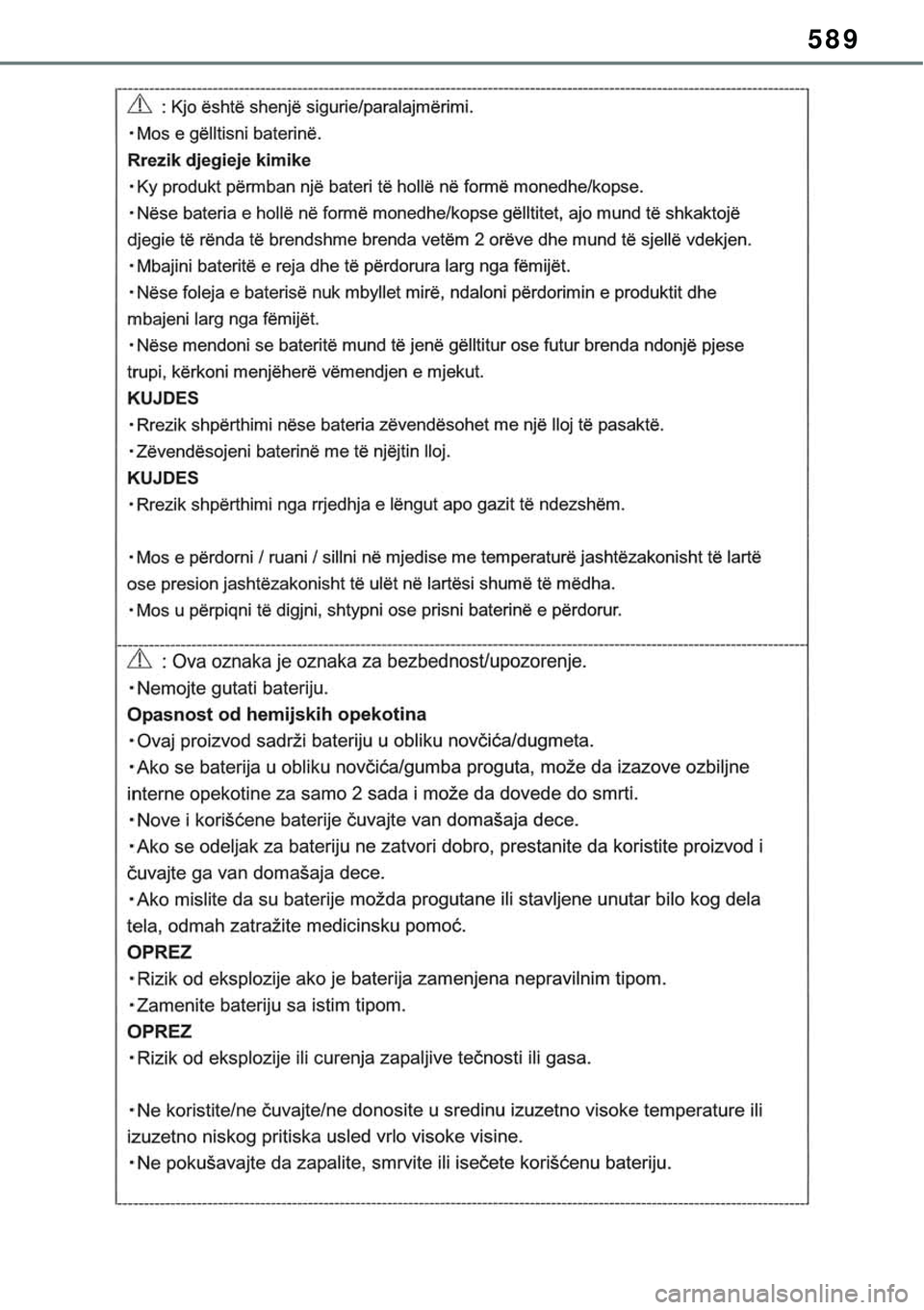 TOYOTA RAV4 2022  Manual de utilização (in Portuguese) 589 