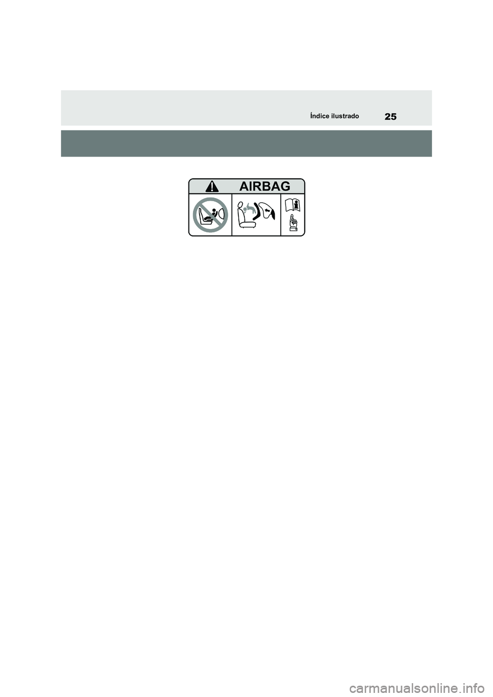TOYOTA RAV4 2020  Manual del propietario (in Spanish) 25Índice ilustrado 