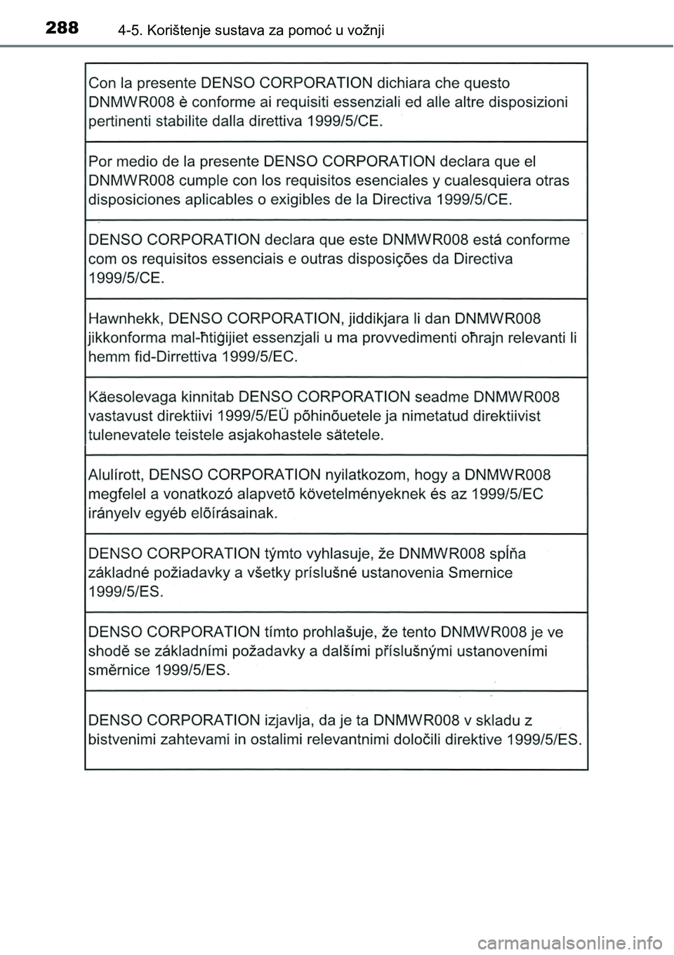 TOYOTA RAV4 2015  Upute Za Rukovanje (in Croatian) 2884-5. Korištenje sustava za pomoć u vožnji 
