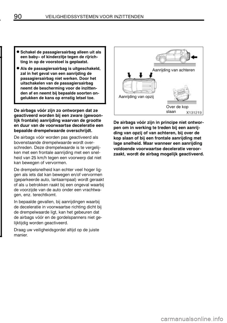 TOYOTA RAV4 2010  Instructieboekje (in Dutch) 