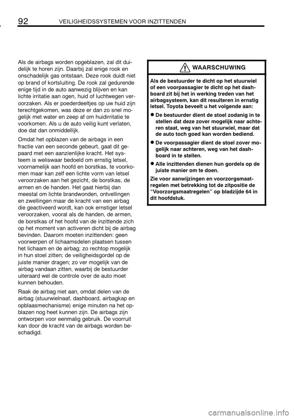 TOYOTA RAV4 2010  Instructieboekje (in Dutch) 