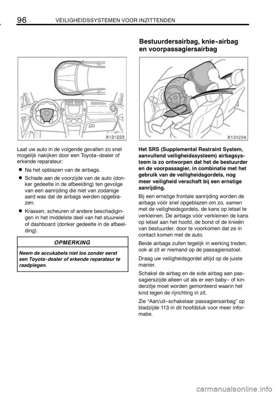 TOYOTA RAV4 2010  Instructieboekje (in Dutch) 