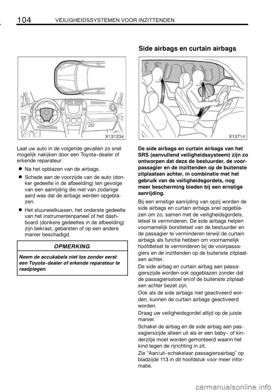 TOYOTA RAV4 2010  Instructieboekje (in Dutch) 