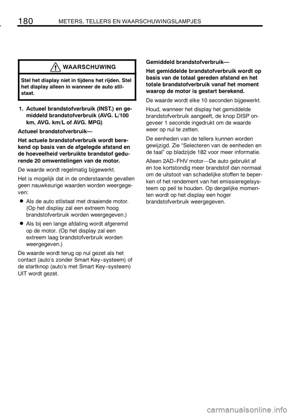 TOYOTA RAV4 2010  Instructieboekje (in Dutch) 