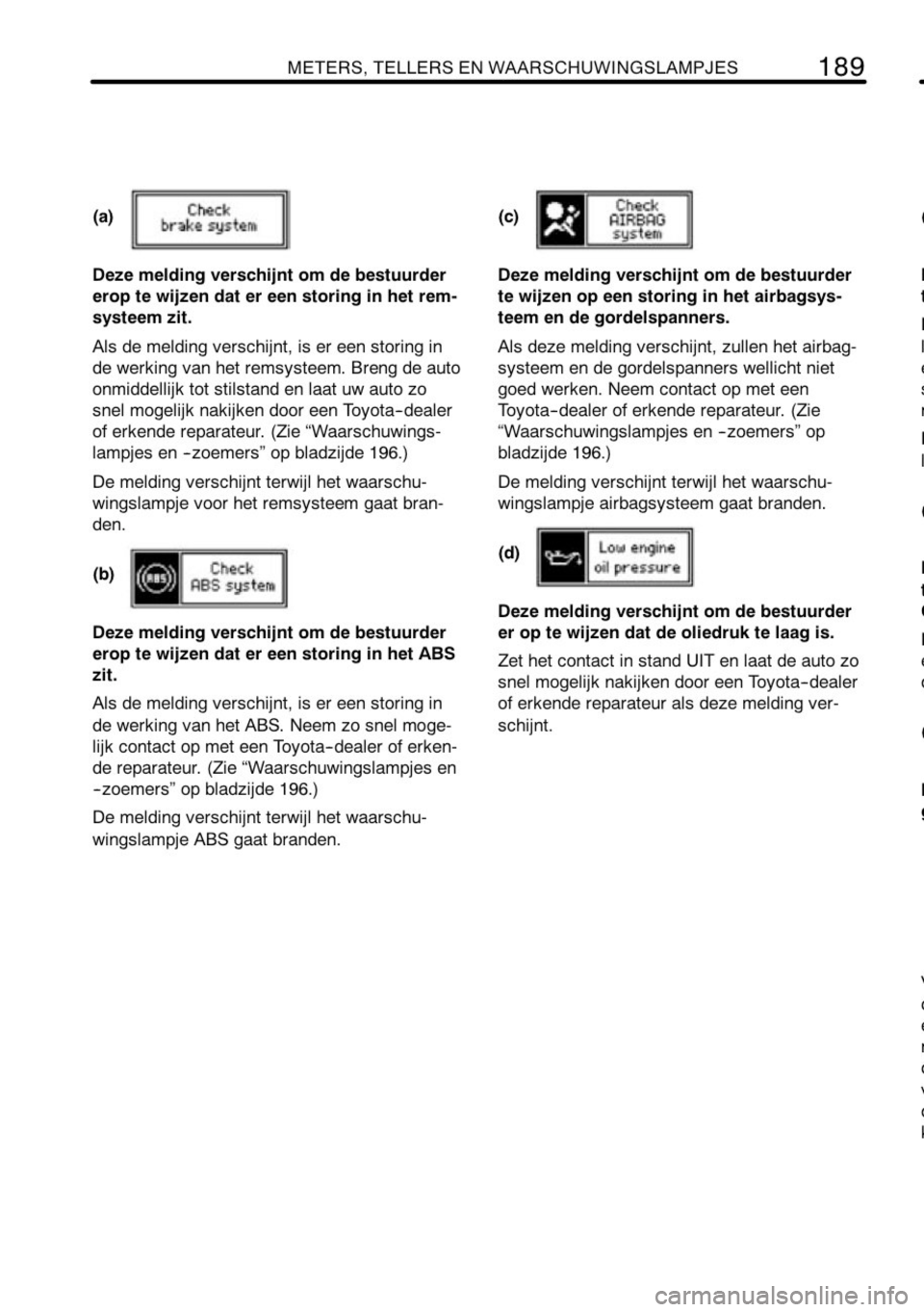 TOYOTA RAV4 2010  Instructieboekje (in Dutch) 