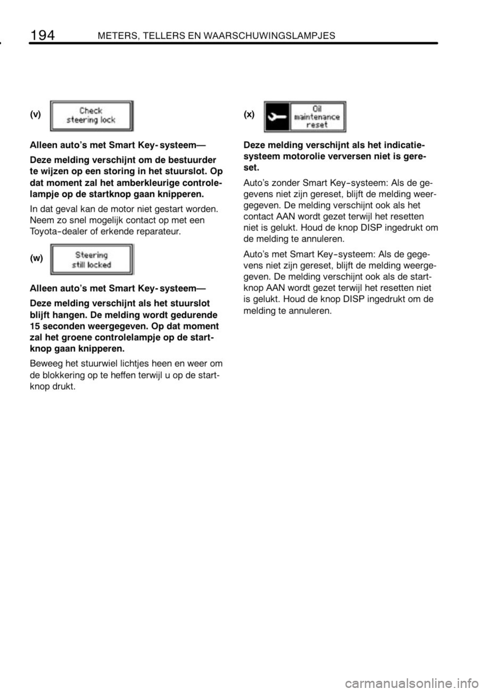 TOYOTA RAV4 2010  Instructieboekje (in Dutch) 
