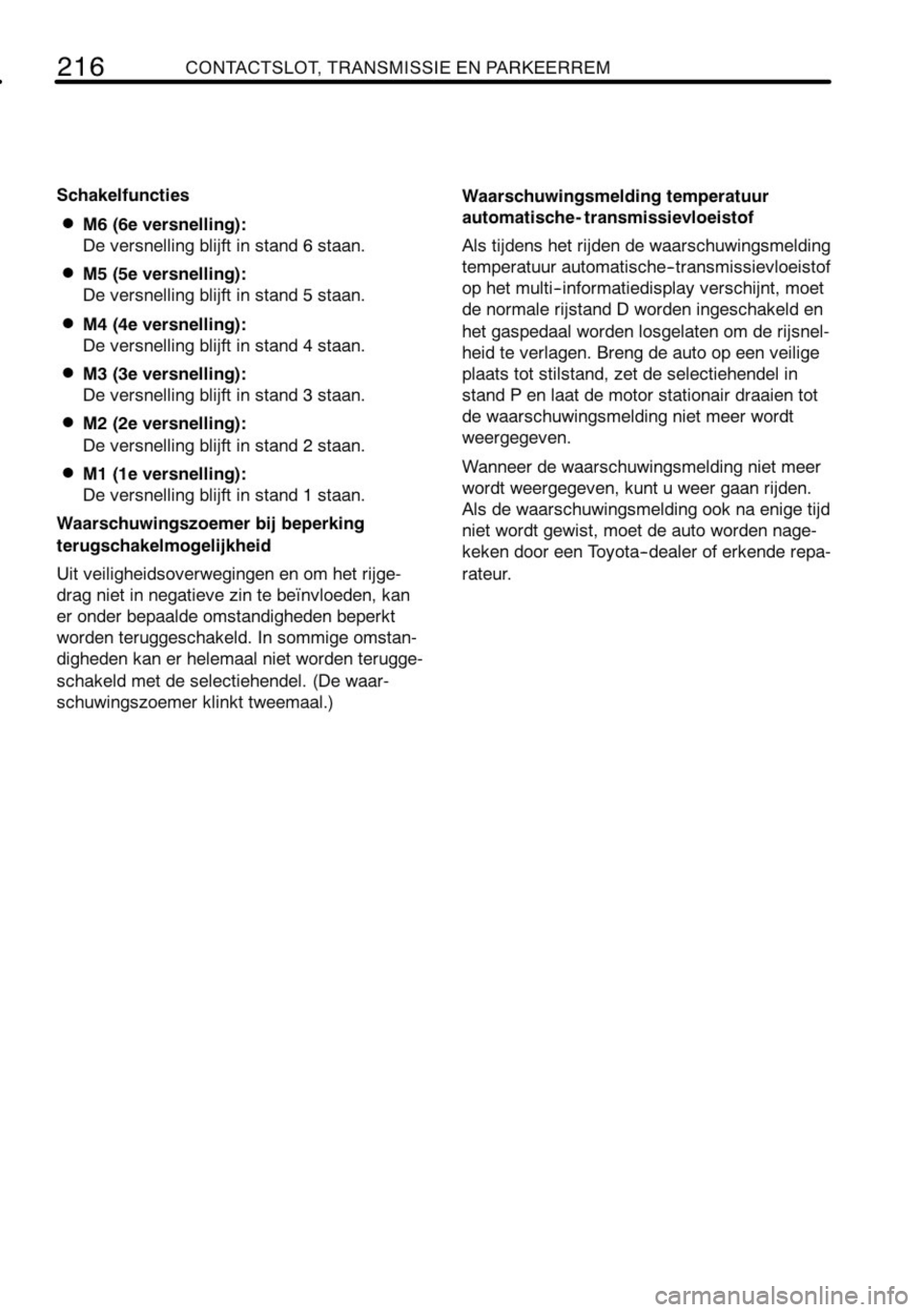 TOYOTA RAV4 2010  Instructieboekje (in Dutch) 