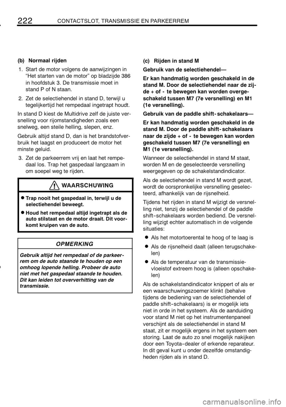 TOYOTA RAV4 2010  Instructieboekje (in Dutch) 