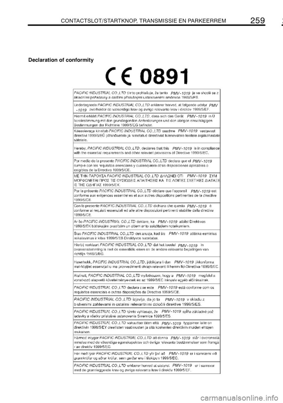 TOYOTA RAV4 2010  Instructieboekje (in Dutch) 