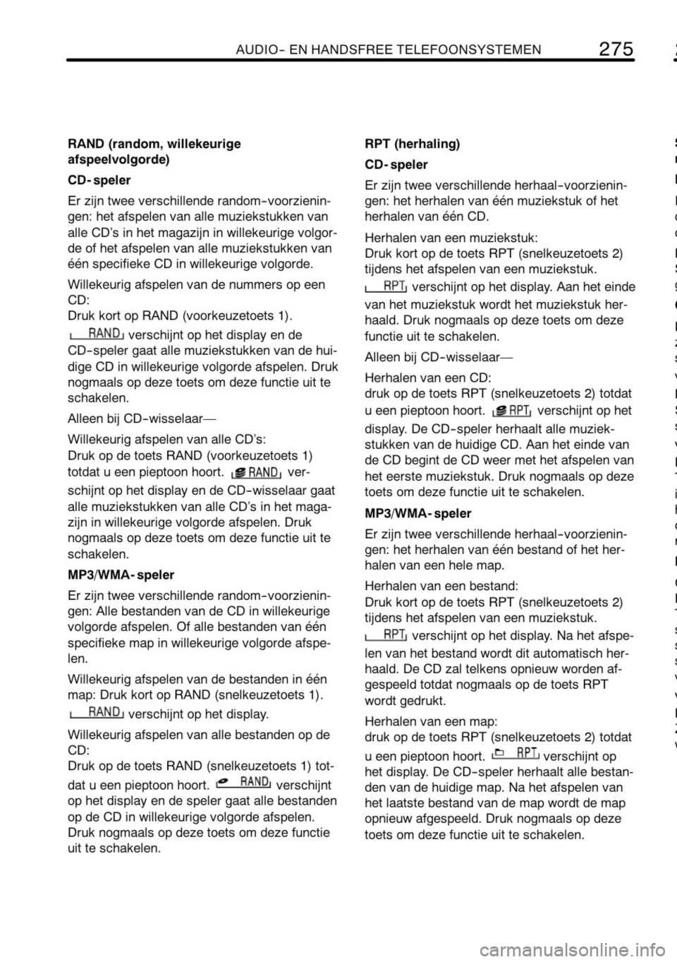 TOYOTA RAV4 2010  Instructieboekje (in Dutch) 