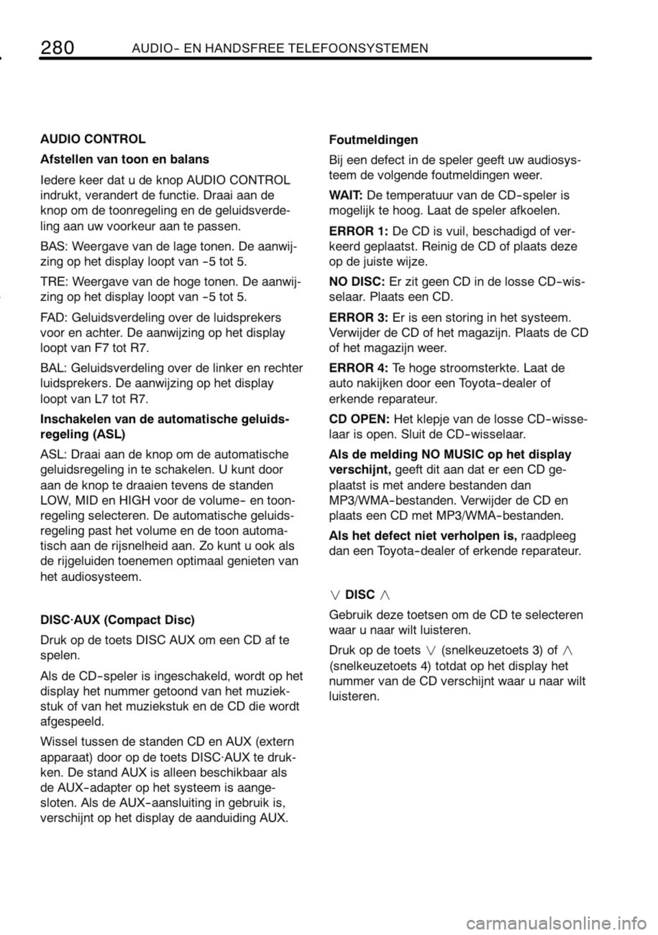 TOYOTA RAV4 2010  Instructieboekje (in Dutch) 