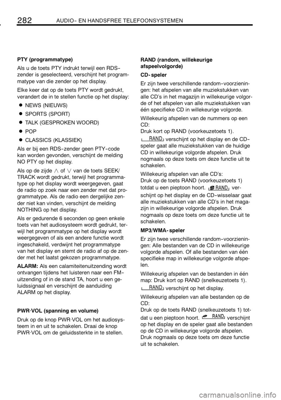 TOYOTA RAV4 2010  Instructieboekje (in Dutch) 