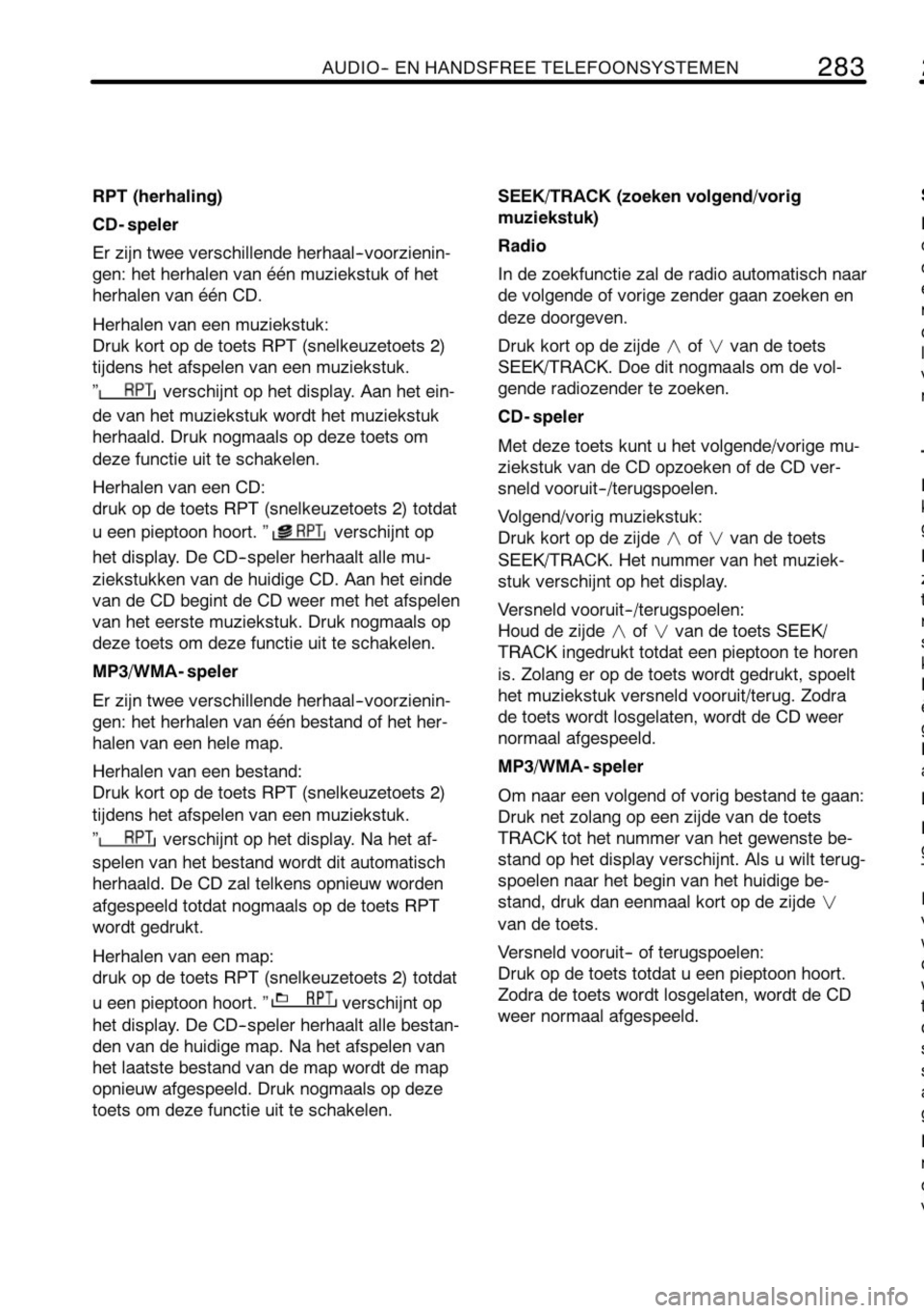TOYOTA RAV4 2010  Instructieboekje (in Dutch) 