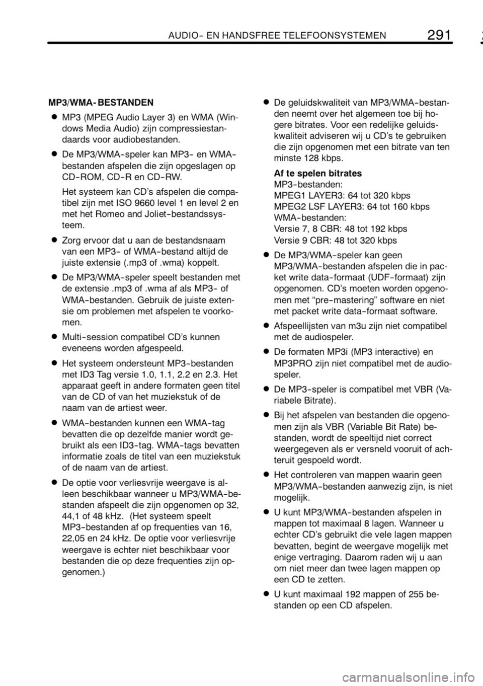 TOYOTA RAV4 2010  Instructieboekje (in Dutch) 