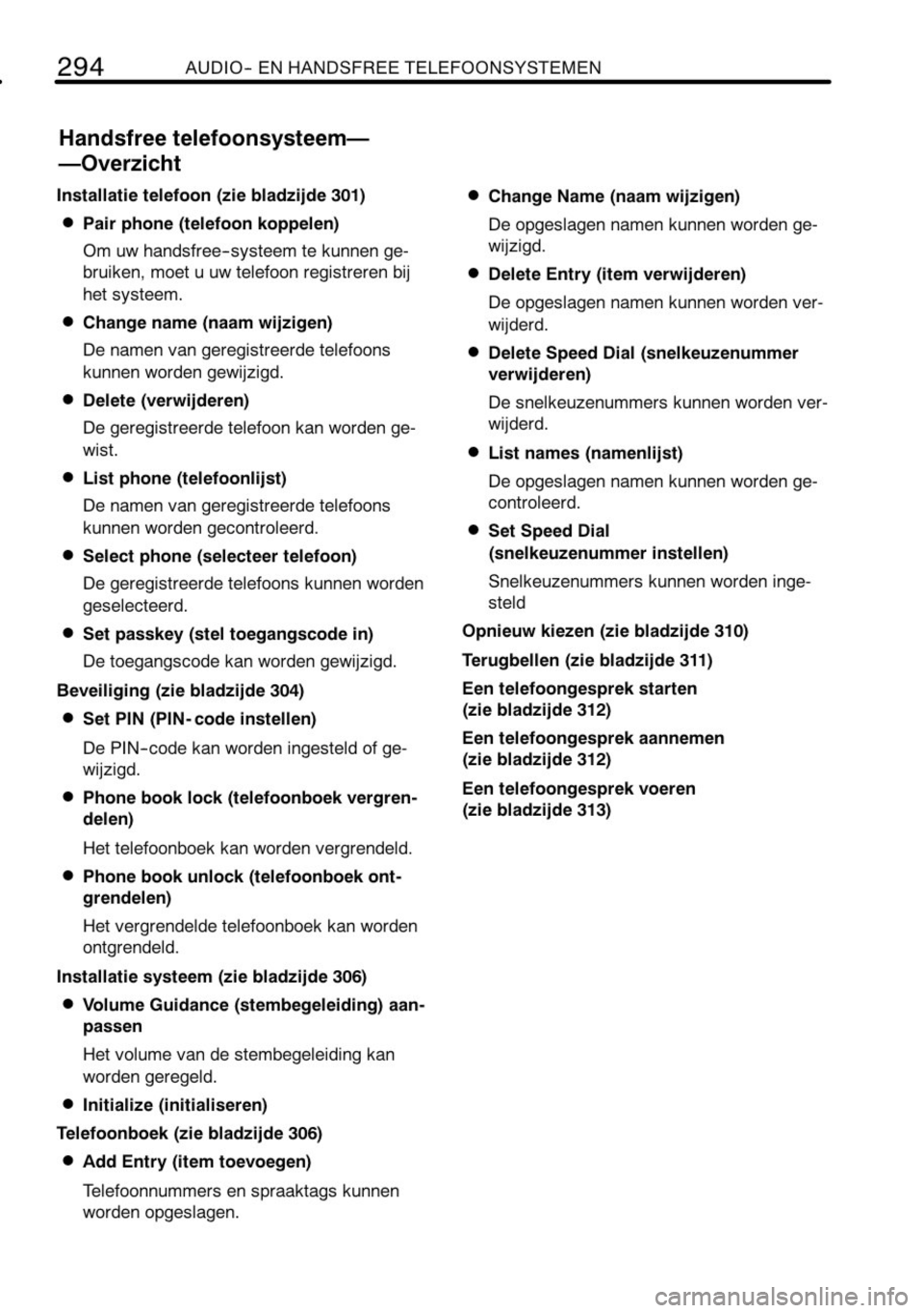 TOYOTA RAV4 2010  Instructieboekje (in Dutch) 
