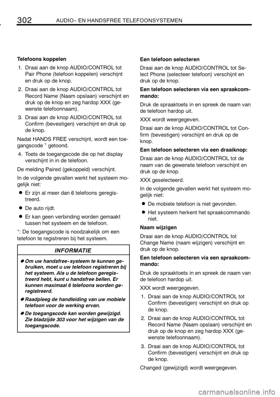TOYOTA RAV4 2010  Instructieboekje (in Dutch) 
