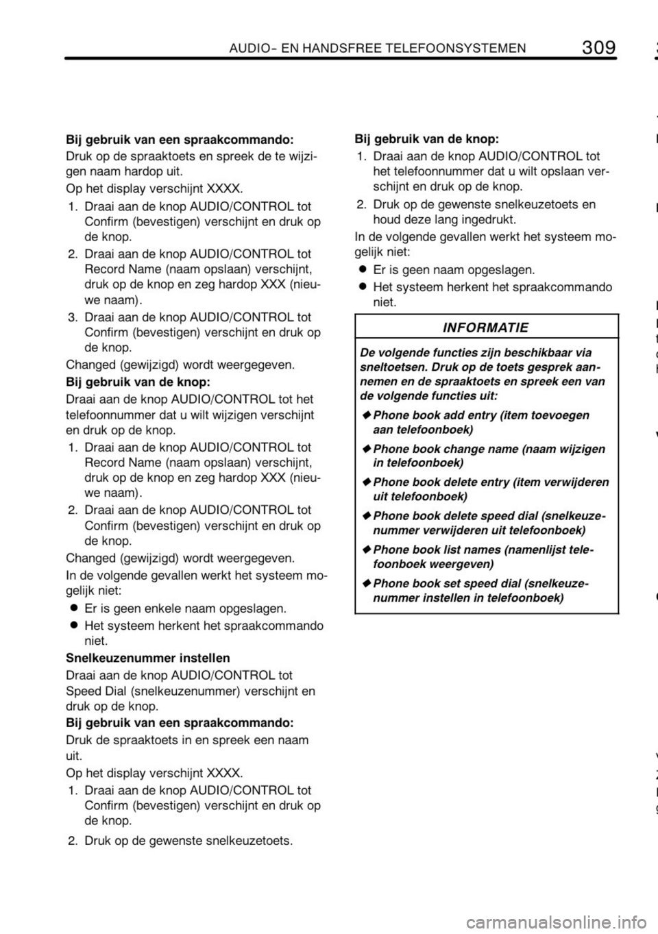 TOYOTA RAV4 2010  Instructieboekje (in Dutch) 